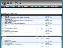 Tablet Screenshot of forum.exept.de